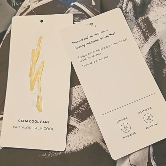 Athleta Cool Calm Pant, Gray/Silver, Size Small, NWT - Picture 6 of 7